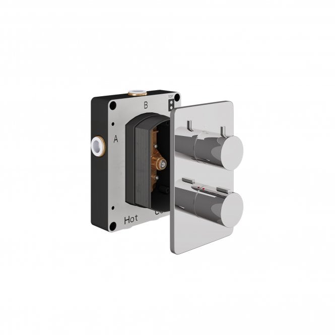 Abacus Iso Concealed Two Outlet Shower Valve