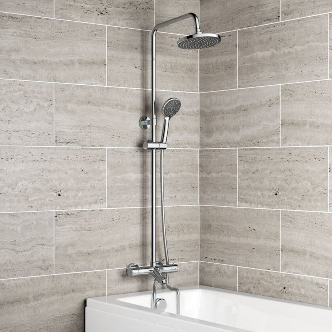 Abacus Iso Three Outlet Exposed Thermostatic Bar Valve