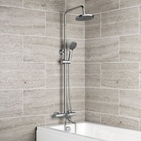 Iso Three Outlet Exposed Thermostatic Bar Valve