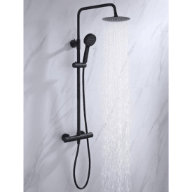 Iso Two Outlet Exposed Thermostatic Bar Valve