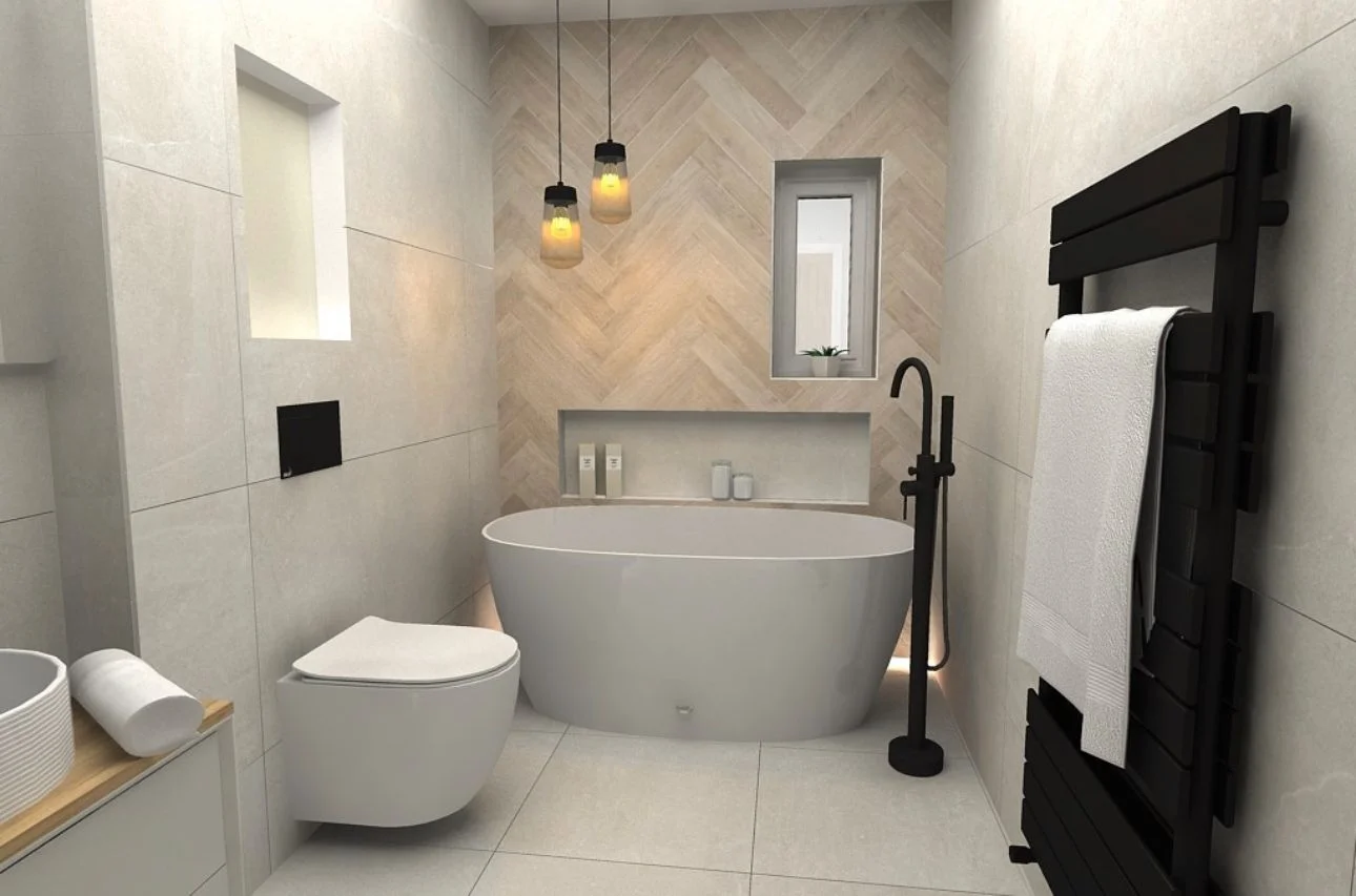 Luxury Bathroom CAD Design Marden