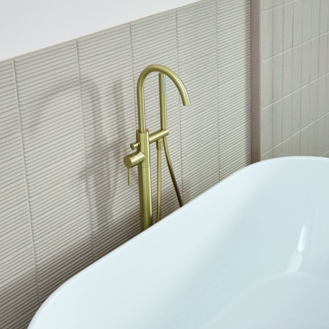 Frontline Mineral Freestanding Bath Shower Mixer
