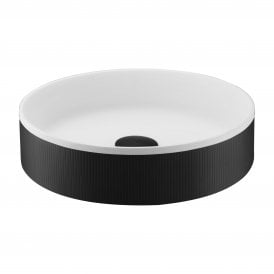Fluted Countertop Basin With Waste