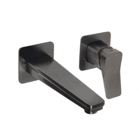 HIX single lever wall mounted basin mixer