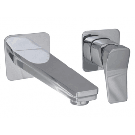 HIX single lever wall mounted basin mixer