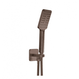 HIX Square Water Outlet with Holder, Hose and Hand Shower