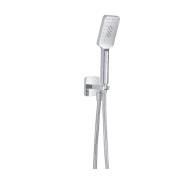 HIX Square Water Outlet with Holder, Hose and Hand Shower
