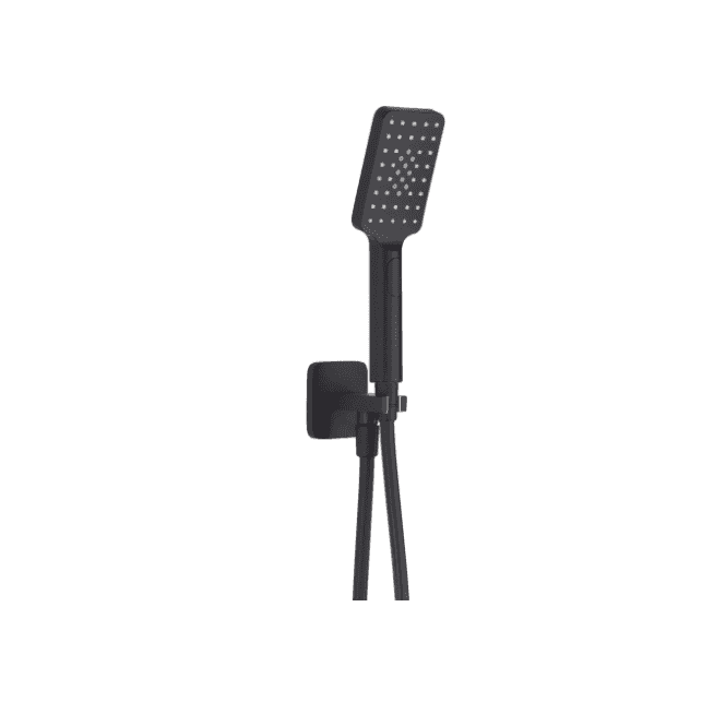 JTP HIX Square Water Outlet with Holder, Hose and Hand Shower