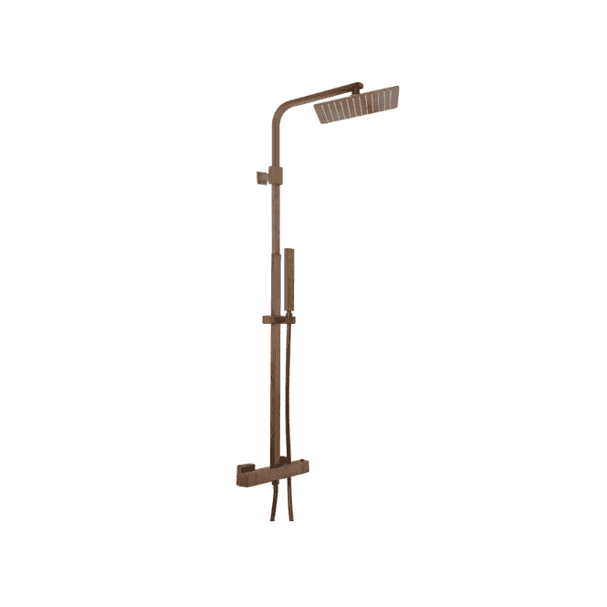 JTP HIX Thermostatic bar valve with 2 outlets, and multifunction shower handle
