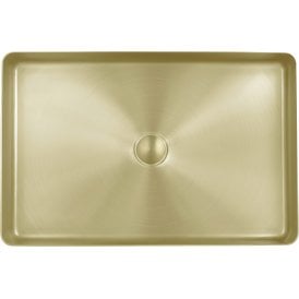 Stainless Steel Rectangle Counter Top Basin